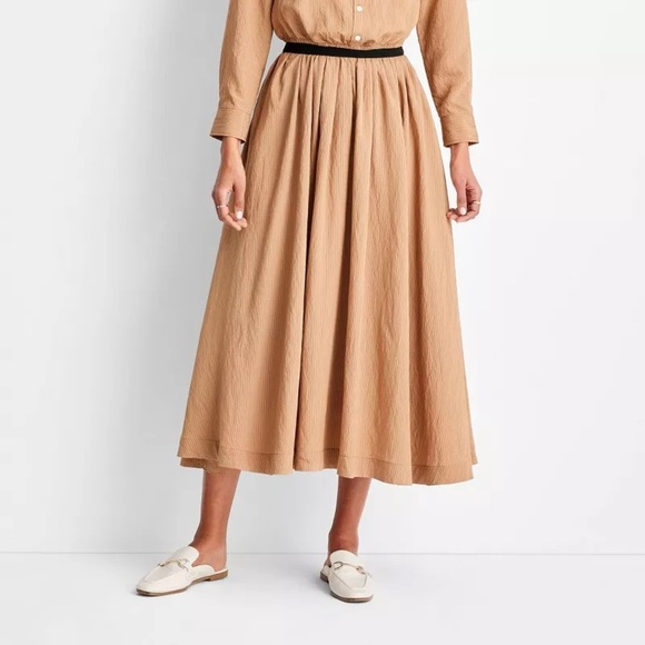 a new day Dresses & Skirts - A New Day Women’s High Rise Midi A-Line Skirt NWT